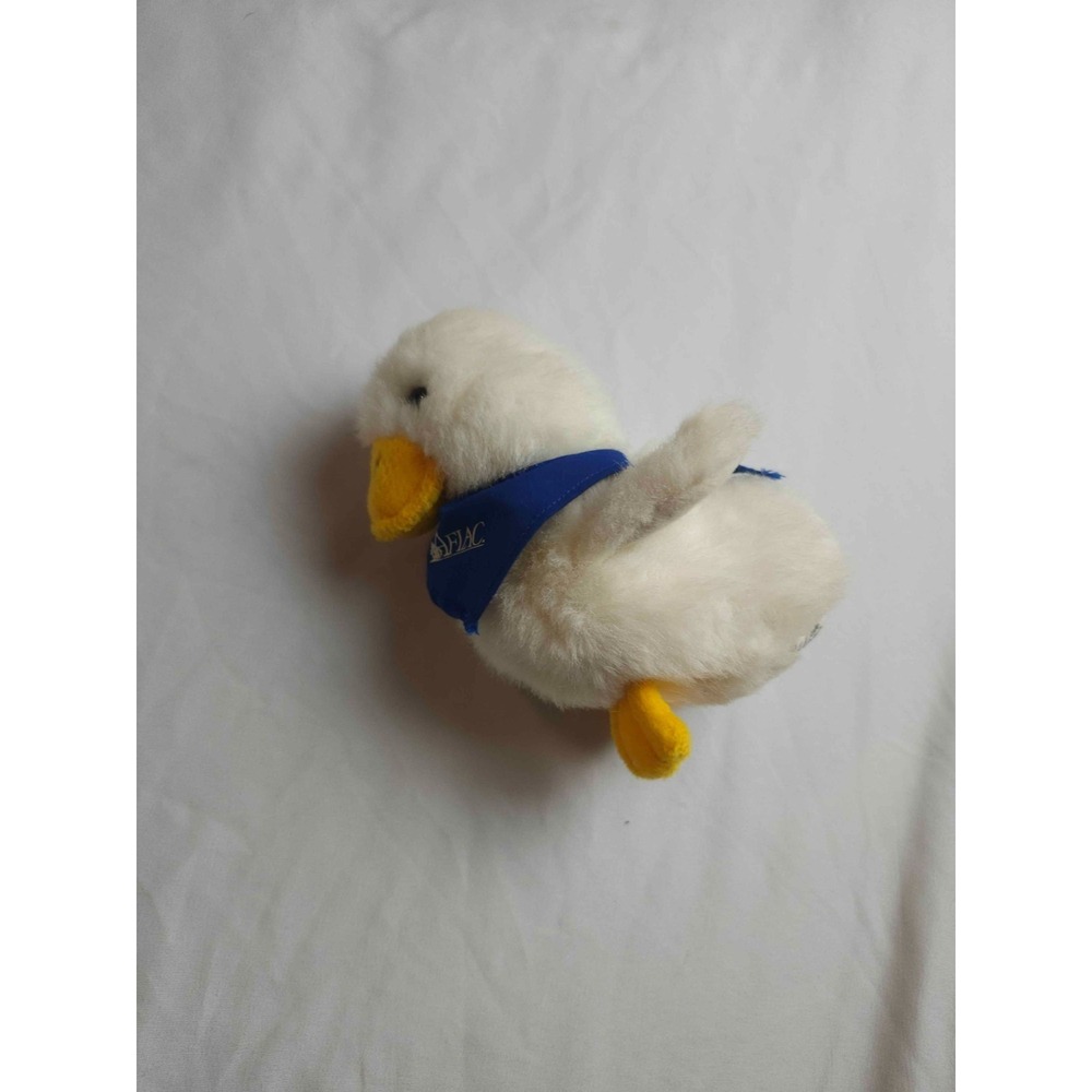 Aflac Insurance Mascot Duck Stuffed Animal Blue Bandana Promo‎ Toy Decor Kitsch